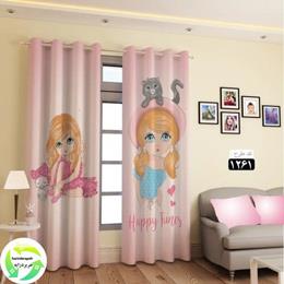 خرید پرده چاپی جنس مخمل - 09155149983