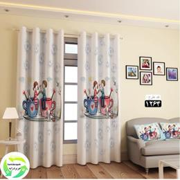 فروش پرده مخمل چاپی - 09155149983